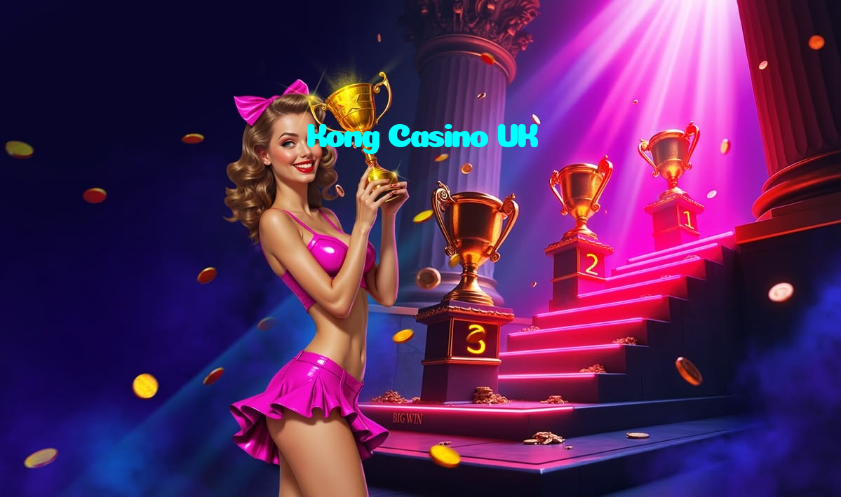 Kong Casino UK casino presented on mobile device in Pakistan with slots and live games
